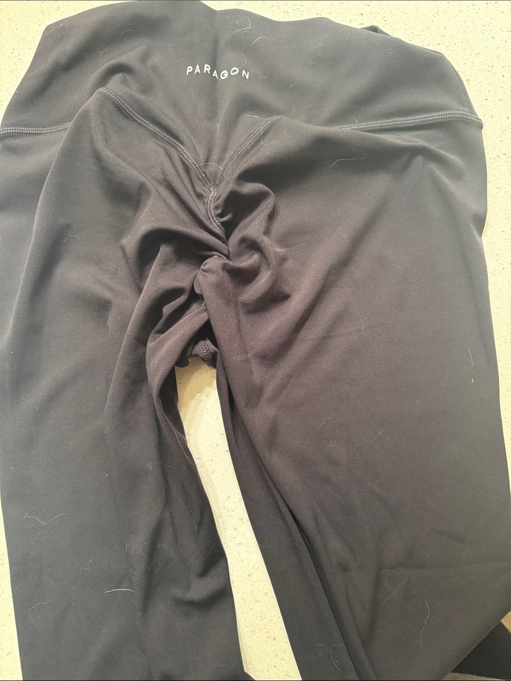 PARAGON Black High-Waist scrunched tush Leggings